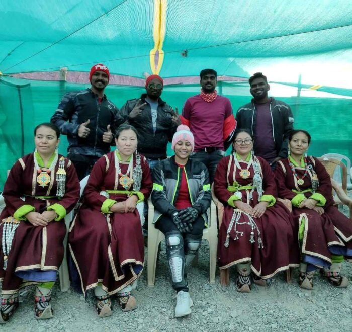 Vibrant cultural show at Nubra Valley.